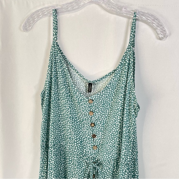 BROVAVE Womens Casual Boho Sundress Size Small Spaghetti Strap V Neck Midi Dress - Picture 2 of 10